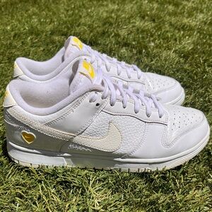 Nike Dunk Low Valentines Day Yellow Heart Streetwear Sneakers
